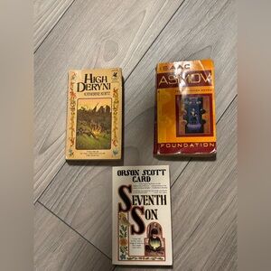 3 Pc Sci-Fi/Magic/Historical Fiction Set of Books.
